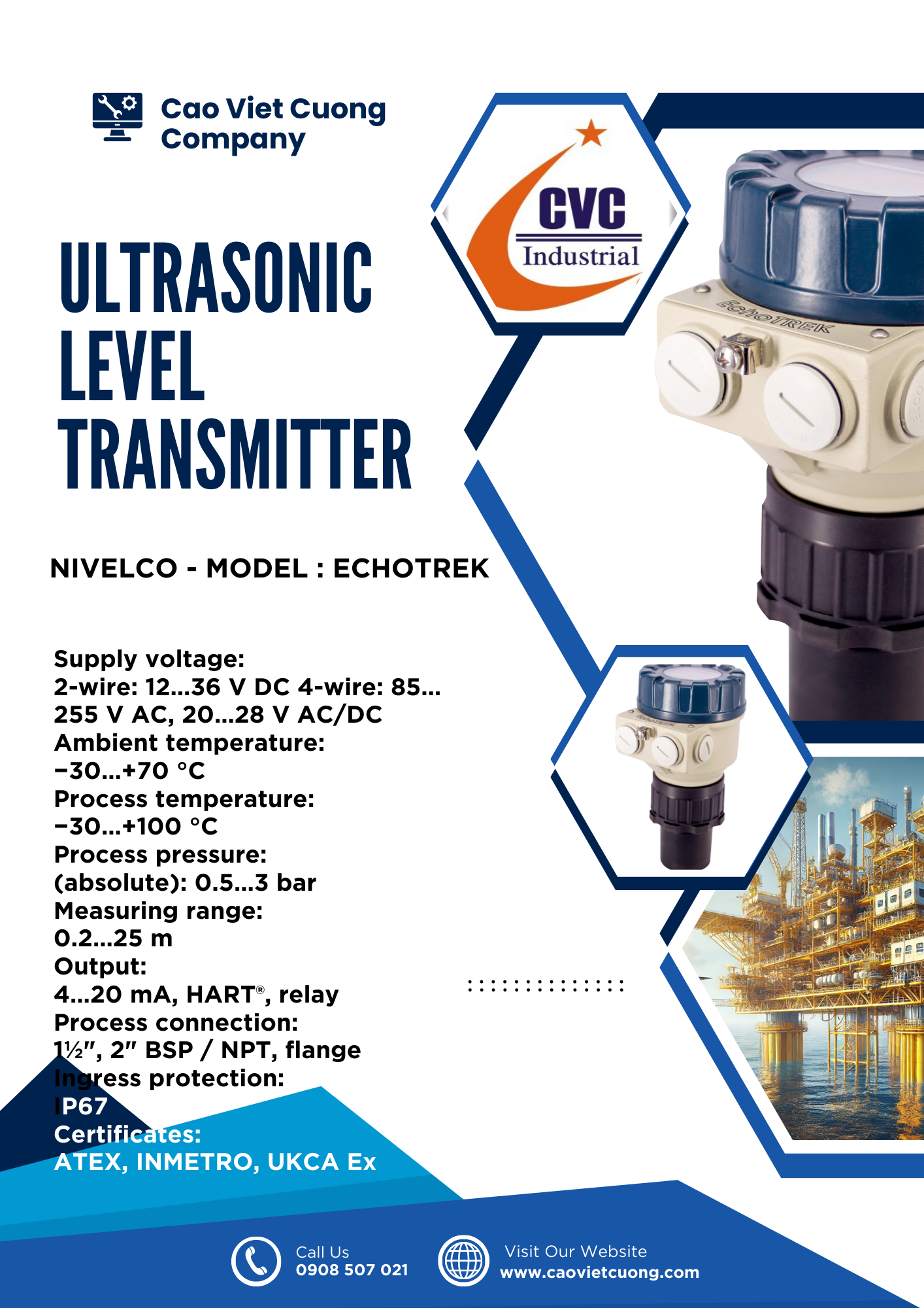 ultrasonic level transmitter